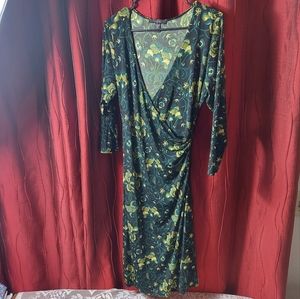 Laundry by Shelli Segal Wrap Dress Sz 10